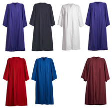Set of 10 Choir Robes/Gowns Zip Mens Priest Choral Clergy Colour Graduation Lady
