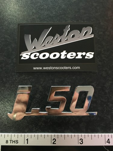 Lambretta j50 rear badge - rear,