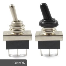 Heavy Duty On / On Toggle Switch 25 AMP 12v / 24v Optional Waterproof Cover