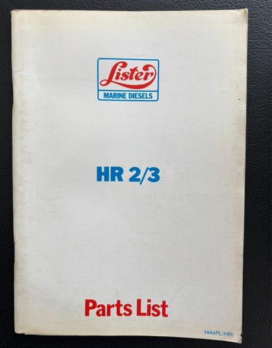 Lister marine hr2 - hr2, series