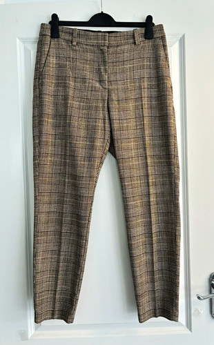 Beige black plaid slim - beige/black,