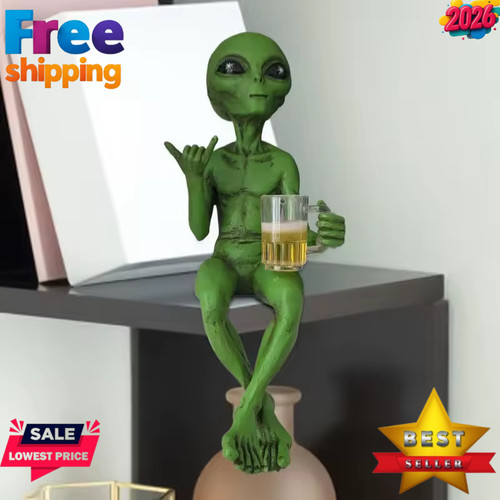 Green alien roswell space - 6″,
