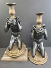 2 Nude European Male Figures