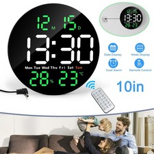10"Digital Wall Clock Electric