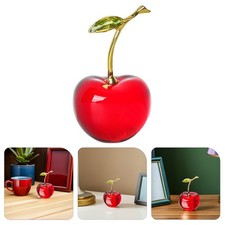  Collection Gifts Desktop Ornaments Dark Red Decor Cherry Adorn Kitchen