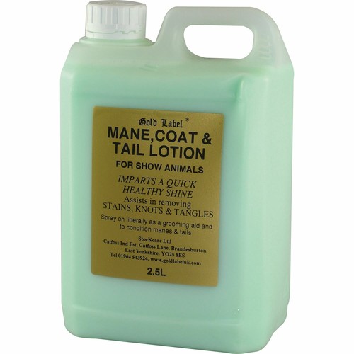 Gold label mane tail - gold,