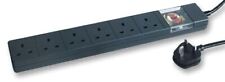 PHONAPART - 6 Way Mains Conditioner, 2m Black