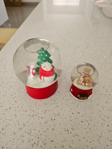Christmas snow globes snowman - snow,