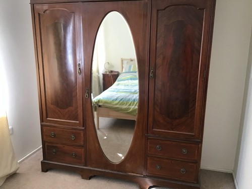 Edwardian triple warbrobe - edwardian,
