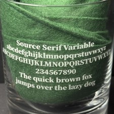 Custom Engraved Glass Quote