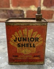 Antique Advertising Oil Can - Shell Junior