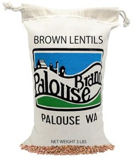 Palouse Brand Certified Glyphosate Residue Free Brown Lentils | 3 LBS... 