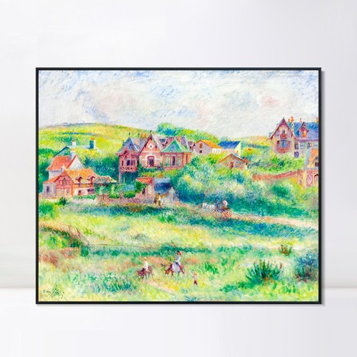 Framed print chalet de - le,