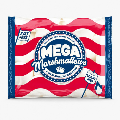 Mega marshmallows 550g - mega, from