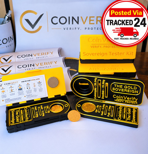 Gold sovereign tester tool - gold, kit