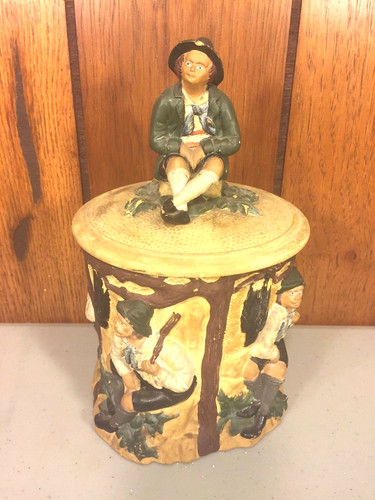 Vintage terrra cotta humidor - terrra,