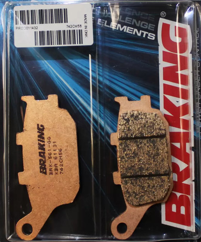 Braking sintered rear - rear, brake