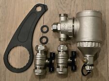 Brass Magnetic Boiler Filter 22mm Inline for Central Heating inc Valves TC-BFILT