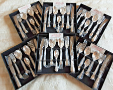 42 Piece 6 Place Settings Grenadier EPNS Silver Plated Cutlery Set - Bead - New