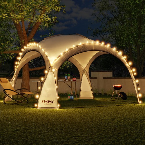 Led event gazebo xxl 450cm - led,