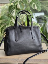 Fossil Sydney Black Leather