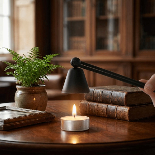 Bell shaped candle snuffer - shaped,