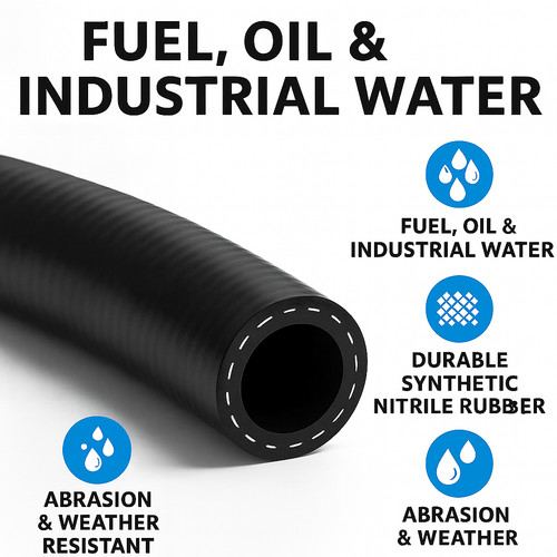 Rubber reinforced fuel hose - rubber,