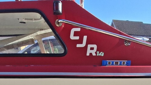 Cjr dory decal graphics - decal,