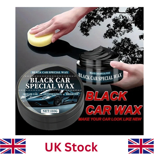 Black car wax - black, scratch