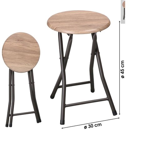 Round wooden folding - wooden, for