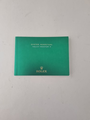 Rolex yachtmaster booklet - yachtmaster,