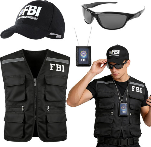 4pcs fbi agent - 4pcs,