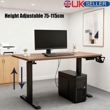 120CM Electric Height Adjustable Standing Desk Sit Stand Table For Home Office
