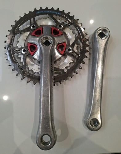Shimano stx crankset - stx, mc-30
