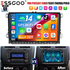 For VW Tiguan *2007-2015* 100% PLUG & PLAY 9" Car Stereo Apple CarPlay Upgraded