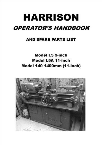 Harrison l5a 140 lathe - harrison, l5,