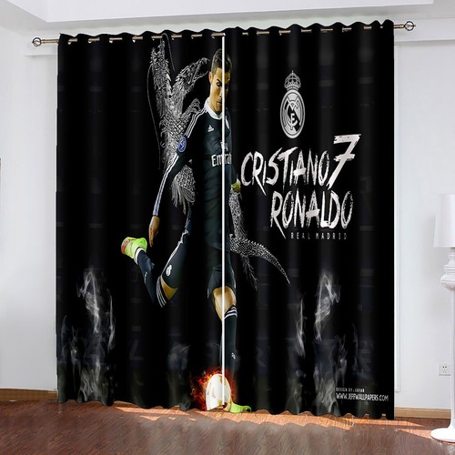 Ronaldo curtains football - ronaldo,