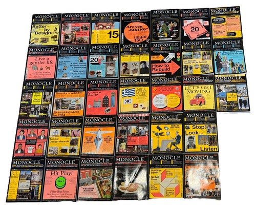 Monocle magazines 2020 - magazines,