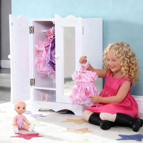Wooden doll closet inch - doll,