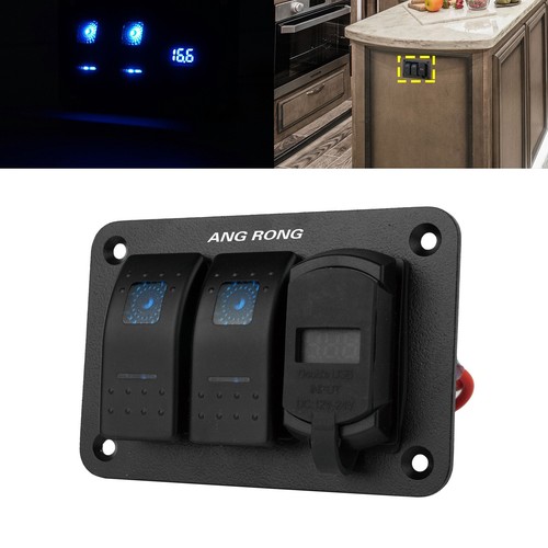Gang toggle rocker switch - gang,