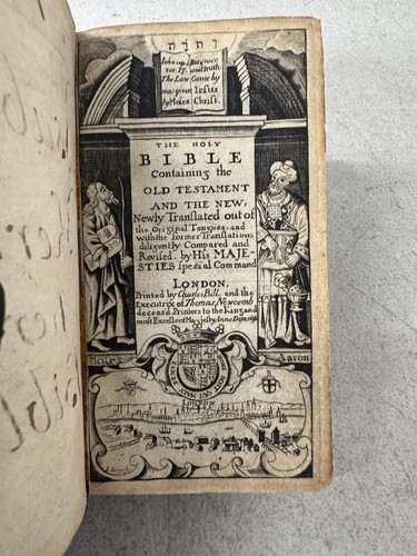 King james bible 1698 - king,