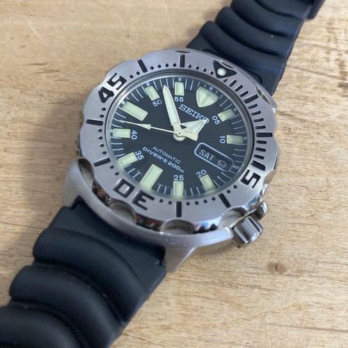 Seiko 7s26 0350 black - 0350, monster