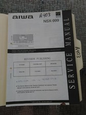 Aiwa NSX-999 service manual