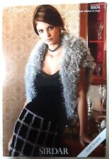 New Original Sirdar Foxy Ladies Shrug Knitting Pattern 8604