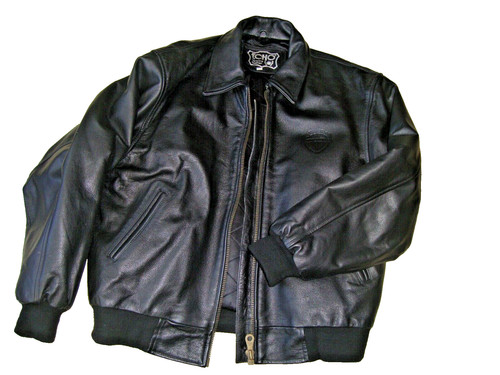 Warner brothers leather - leather, jacket