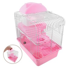 Double Layer Rat Cage Hamster Cage Rat Wire Cage Large Space Dwarf Hamsters Cage