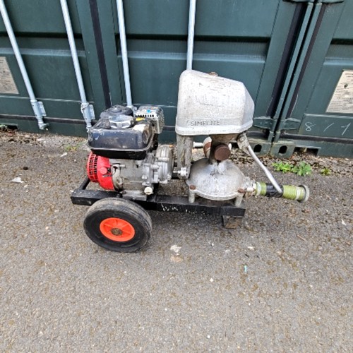 Simplicity petrol trash pump - simplicity,