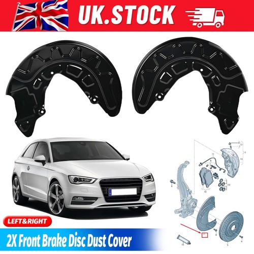 Front left right brake disc - +,