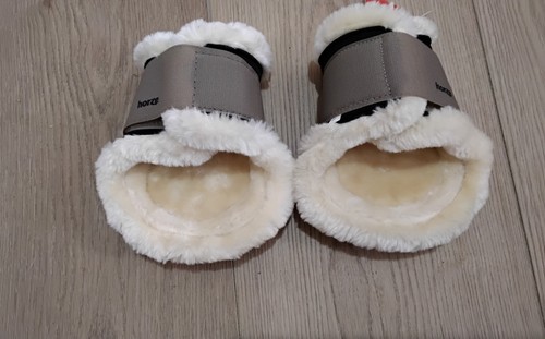 Horze graz fetlock boots faux - boots,