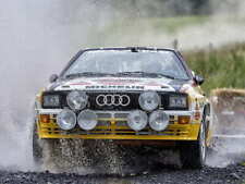 AUDI QUATTRO GROUP B 1983 1984 1985 WALL ART COVER 20X30 Inch Canvas FRAMED UK